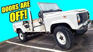 Getting the doors off a 38 year old Land Rover 110