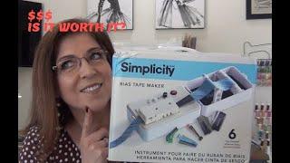 Simplicity Bias Tape Maker REVIEW - Is it worth it???