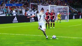 PES 21 Cristiano Ronaldo Free Kicks | Top 10 Free Kicks Cr7 | PES 2021 Free Kick Compilation