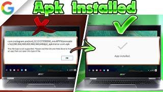 How To Install APK FILES on Chromebook WITHOUT developer mode | UPDATED VERSION 2022