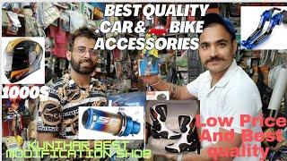 Best & Low Price Bike & Car Modifications Accessories Bike exhaust/Car & Bike workshop Kunihar 