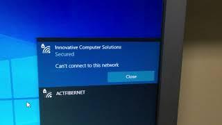 Can’t Connect to this network solved!