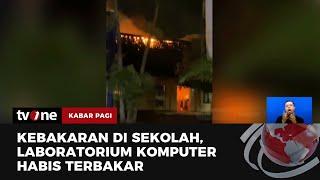 Laboratorium Berisi Komputer SMK Negeri 1 Jenangan ponorogo Ludes Terbakar | Kabar Pagi tvOne