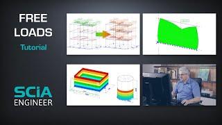 SCIA Engineer Tutorial: Free loads