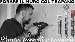 Come fare i fori al muro con il trapano. Quali tasselli usare e come sceglierli. Avvitatore. Fischer