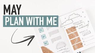 Bullet Journal MAY PLAN WITH ME 2021 | budget, meal planning & habit trackers