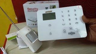 Door Security Alarm System for Home & Office with SMS & Call Alerts