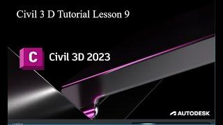 Civil 3 D 2023 Tutorial Lesson  9Create Corridor Surfaces and  Sample Line Groups