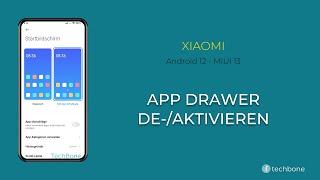 App Drawer de-/aktivieren - Xiaomi [Android 12 - MIUI 13]