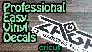 Easy Professional Vinyl Decals | Cricut Tutorial