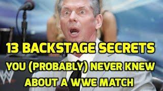 13 Backstage Secrets You (Probably) Never Knew About a WWE Match