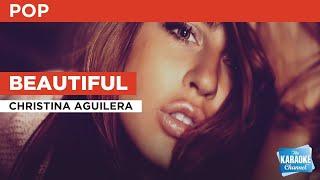 Beautiful : Christina Aguilera | Karaoke with Lyrics