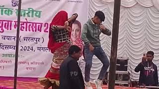 bhabhi Lal lugada mein bhupendra khatana Rasiya New dance performance 