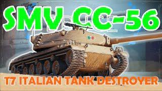 SMV CC-56 | New Italian Tier 7 Tank Destroyer | Wot with BRUCE | World of Tanks Review and Gameplay