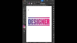 Adobe Illustrator Tips 2024 - How to make the shape on the top and bottom of the letter