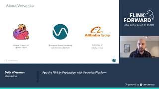 Apache Flink in Production with Ververica Platform - Seth Wiesman