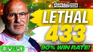 Fuente's LETHAL FM24 Tactics! | 90% Win Rate / 69% Possession!