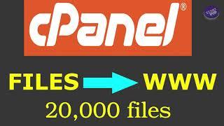 How to upload your full website to your cPanel hosting quickly, Upload Drupal quickly