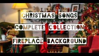 All I want for Christmas  The Best Classic Christmas  Songs with fireplace  | Complete List