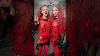 red squared ️‍ #disney #descendants #disneychannel #music #stuntdouble #twins @kyliecantrall