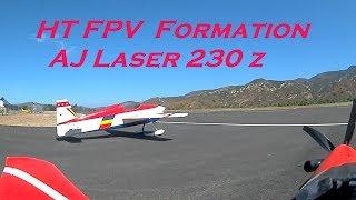 Head-tracking FPV Formation Training with AJ Laser