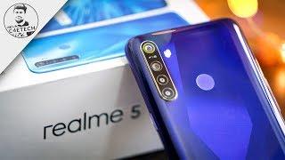 Realme 5 (Quad Cam | 5000 mAh | 10k) - Unboxing & Detailed Hands On Review!