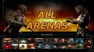 MORTAL KOMBAT 11  ALL ARENAS MAPS