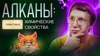 Алканы: химические свойства. Практика. [4] Органика С НУЛЯ | Химия для 10 класса и ЕГЭ-2024