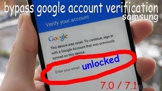 New 2018 Bypass Google Account Samsung Easy WAY 7.0,7.1,8.0