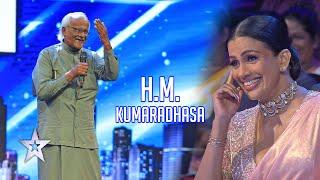 82 ක් වෙලත් 18 න් හිතන සීයා.. | H M Kumaradhasa | Sri Lanka's Got Talent | Sirasa TV