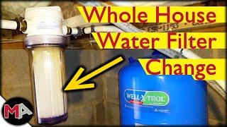 Changing a Whole House Water System Filter