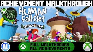 Human Fall Flat - Miniature Level #Xbox Achievement Walkthrough - Xbox Game Pass
