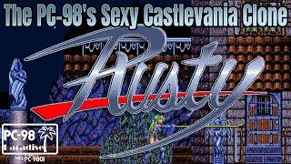 Rusty - The PC-98's Sexy Castlevania Clone! (PC-98 Paradise) Not available on NES, SNES, or Genesis!