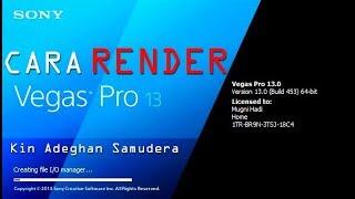 Tutorial Cara Render Video Sony Vegas pro 13