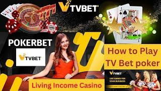 How to play TV bet Poker live 1xbet sinhala