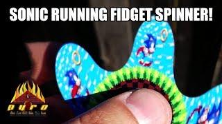 SONIC RUNNING ANIMATED FIDGET SPINNER! Making Fidget Spinner Animations.