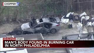 Investigation underway after body found inside burning car