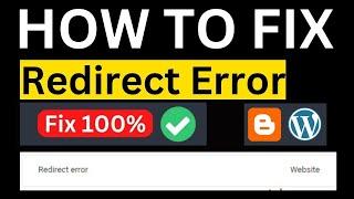How to Fix Redirect Error in Search Console | Redirect Error Google Search Console Blogger 2024