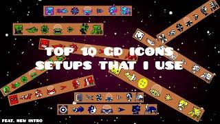 Geometry Dash | TOP 10 | Icon Setups That I Use | 1#