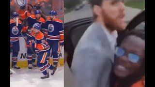 Oilers McDavid Gets Harassed After Game 6