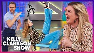 Hilarious Dancing Moments With Kelly Clarkson  Ft. Derek Hough | Digital Exclusive