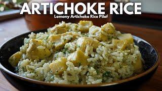 Turkish Artichoke Rice Pilaf - Enginarlı Pilav