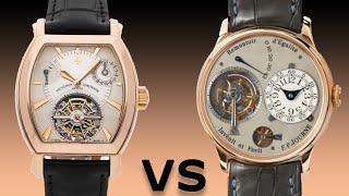 Vacheron Constantin Malte Tourbillon VS F.P. Journe Tourbillon Souverain "Brass Movement"