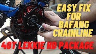 Bafang Chainline Issue Fix/Lekkie 40T Bling Ring HD Package Install