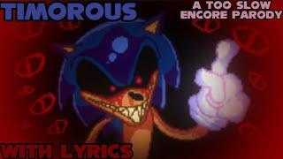 Timorous WITH LYRICS || Vs. Tails Halloween Lyrical Cover || Vs. EXE Bonus Cover