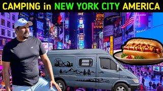 CAMPING in NEW YORK CITY  || COOKING HotDog