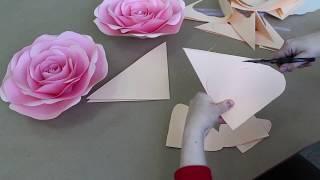 Мастер-класс по созданию розы из бумаги от Алины Высторобской. Студия "Атрибуты Восторга"