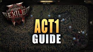 Beginner Guide + Walkthrough Act 1 ALL Quests And Bosses With Chapters - Path Of Exile 2