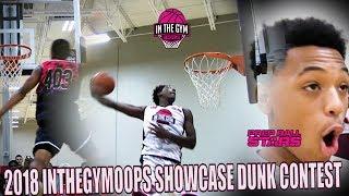 2018 INTHEGYMHOOPS SHOWCASE DUNK CONTEST!!!!! DID THE CROWD GET IT RIGHT?