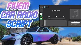 FiveM - FREE Car Radio Script (Carplay UI) | Install & Showcase | FiveM Tutorial 2023